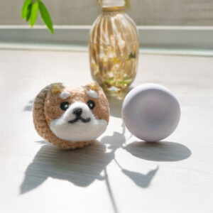 【好好生活】車用夾式擴香石-柴犬